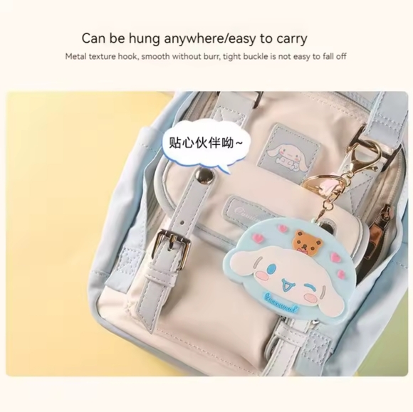 Kuromi Compact Mirror Bag Charm Keychain (Licensed SANRIO) - Picture 5 of 6